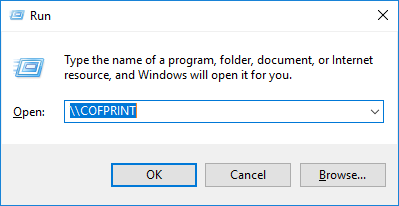 Screen shot of step 2 adding copier as a printer on windows